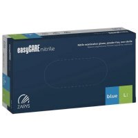 Rękawiczki EasyCare Nitrile, nitrylowe, niesterylne, niepudrowane, niebieskie, rozmiar L, 100 sztuk