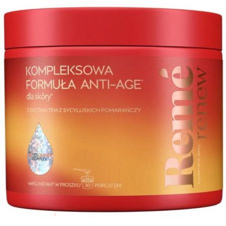 Reme, kompleksowa formuła Anti-Age, ekstrakt z sycylijskich pomarańczy, proszek, 150g