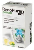 RenoPuren Zatoki Hot, smak cytrynowo-miętowy, 8 saszetek