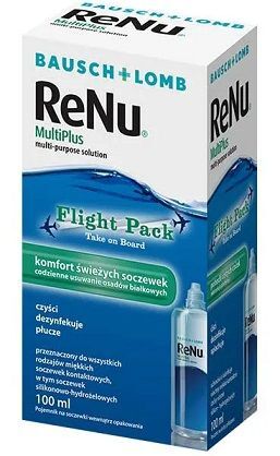 ReNu MultiPlus, płyn dezynfekcyjny i pielęgnacyjny do soczewek, 100ml