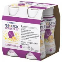 Resource Diabet Plus, produkt odżywczy wysokoenergetyczny, smak waniliowy, płyn, 4x200ml