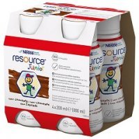 Resource Junior, produkt odżywczy wysokoenergetyczny, smak czekoladowy, płyn, 4x200ml