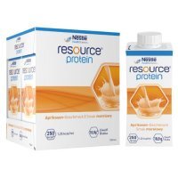 Resource Protein, odżywczy produkt wysokobiałkowy, morela, płyn, 4x200ml