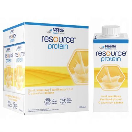 Resource Protein, produkt odżywczy wysokobiałkowy, smak waniliowy, płyn, 4x200ml