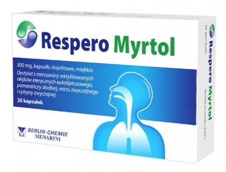 Respero Myrtol 300mg, 20 kapsułek