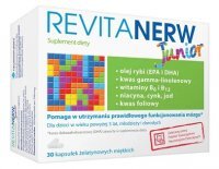 Revitanerw Junior, dla dzieci w wieku powyżej 3 lat, 30 kapsułek