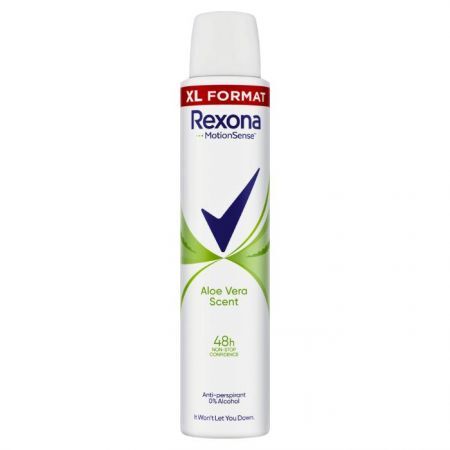 Rexona, antyperspirant w sprayu, 48h, Aloe Vera Scent, 200ml