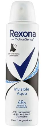 Rexona Invisible Aqua, antyperspirant w sprayu, 150ml
