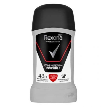 Rexona Men, antyperspirant w sztyfcie, 48h, Active Protection+ Invisible, 50ml