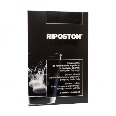 Riposton, smak pomarańczowy, 2 tabletki musujące
