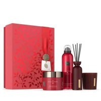 Rituals, The Ritual of Ayurveda, duży zestaw dla kobiet, pianka pod prysznic, 200ml + krem do ciała, 200ml + świeca, 140g + patyczki zapachowe, 70ml