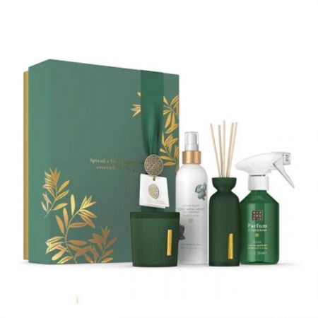 Rituals, The Ritual of Jing, duży zestaw dla kobiet, zapach do wnętrz, 250ml + świeca, 140g + dyfuzor zapachowy, 75ml + odświeżający spray, 250ml