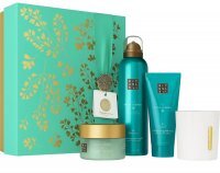 Rituals, The Ritual of Karma, zestaw dla kobiet, pianka pod prysznic, 200ml + krem do ciała, 100ml + peeling do ciała, 125g + świeca, 140g