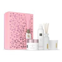 Rituals, The Ritual of Sakura, duży zestaw dla kobiet, pianka pod prysznic, 200ml + krem do ciała, 200ml + świeca, 140g + patyczki zapachowe, 70ml