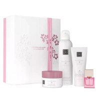 Rituals, The Ritual of Sakura, pianka pod prysznic w żelu, 200ml + cukrowy peeling do ciała, 125g +  krem do ciała, 100ml + woda perfumowana, 15ml