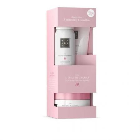 Rituals, The Ritual of Sakura, pianka pod prysznic w żelu, 50ml + peeling do ciała, 125g + krem do ciała, 70ml