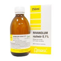 Rivanolum 0,1%, roztwór na skórę, 250ml