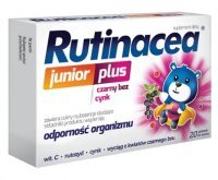 Rutinacea Junior Plus, smak owocowy, po 3 roku życia, 20 tabletek do ssania