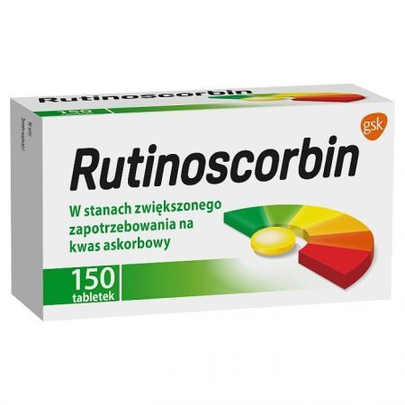 Rutinoscorbin (25mg+100mg), 150 tabletek