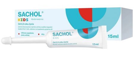 Sachol Kids, żel na afty dla dzieci, 15ml
