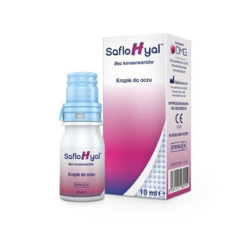 SafloHyal, krople do oczu, bez konserwantów, 10ml
