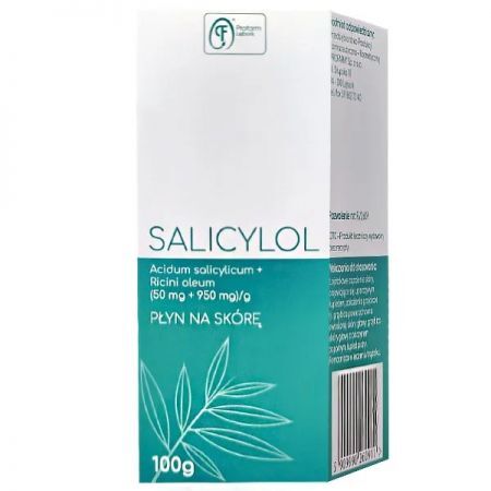 Salicylol (50mg+950mg)/g, płyn na skórę, 100g