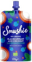 Salvest Smushie Bio Charge Boost, puree owocowe z kokosem i nasionami chia, 170g