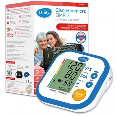 Sanity, ciśnieniomierz naramienny, Simple TMB-1491-DS, 1 sztuka