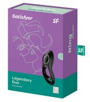 Satisfyer Legendary Duo, wibrujący pierścień na penisa, 1 sztuka