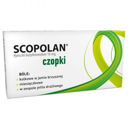 Scopolan 10mg, czopki doodbytnicze, 6 sztuk