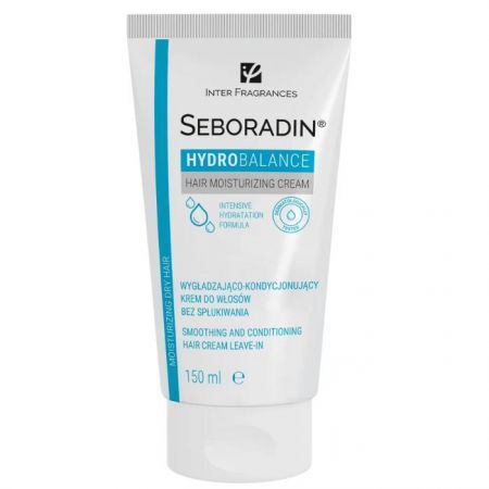 Seboradin Hydro Balance, wygładzająco-kondycjonujący krem do włosów, bez spłukiwania, 150ml