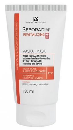 Seboradin Revitalizing, maska regenerująca do włosów suchych, zniszczonych farbowaniem i modelowaniem, 150ml