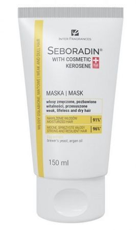 Seboradin z naftą kosmetyczną, maska do włosów zmęczonych, pozbawionych witalności, 150ml