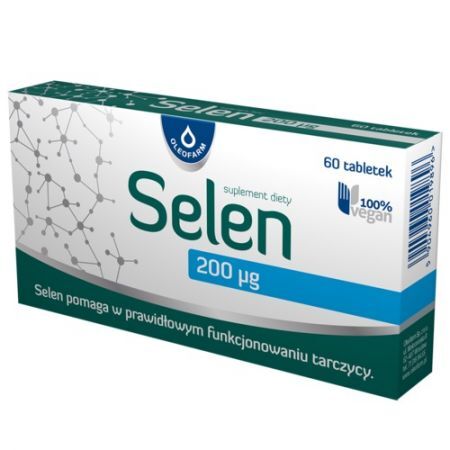 Selen 200mcg, 60 tabletek