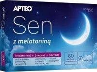 Sen z melatoniną Apteo, 60 tabletek