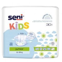 Seni Kids, pieluchomajtki jednorazowe, Junior, waga 11-20kg, 30 sztuk