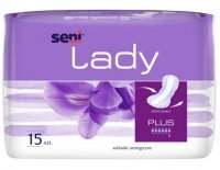 Seni Lady Plus, wkładki urologiczne, chłonność 6/6, 15 sztuk