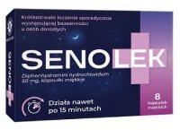 Senolek 50mg, 8 kapsułek