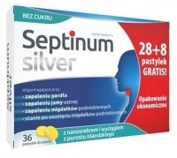 Septinum Silver, 36 pastylek do ssania