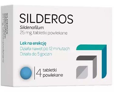 Silderos 25mg, 4 tabletki