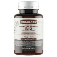 Singularis Superior, Naturalna witamna B12 + BioPerine, 120 kapsułek wgańskich