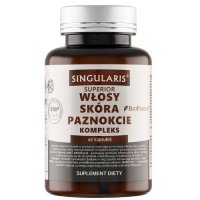Singularis Superior, Włosy Skóra Paznokcie kompleks, 60 kapsułek