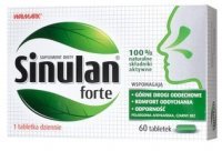 Sinulan Forte, dla dorosłych i dzieci po 6 roku życia, 60 tabletek