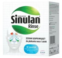 Sinulan Rinse, zestaw uzupełniający do płukania nosa i zatok, 30 saszetek