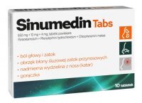 Sinumedin Tabs (650mg+10mg+4mg), 10 tabletek