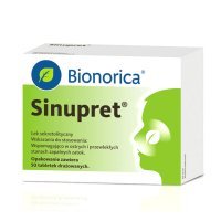 Sinupret, lek złożony, 50 tabletek