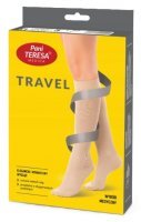 Skarpety podróżne dla kobiet, Travel, Pani Teresa, rozmiar S, kolor czarny, 1 para