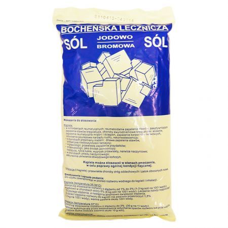 Sól Bocheńska lecznicza, jodowo-bromowa, 1kg