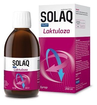 Solaq Laktuloza, syrop, dla dzieci i dorosłych, 200ml
