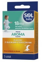 Solbaby Aroma, plastry z olejkami eterycznymi, po 18 miesiącu życia, 5 sztuk
